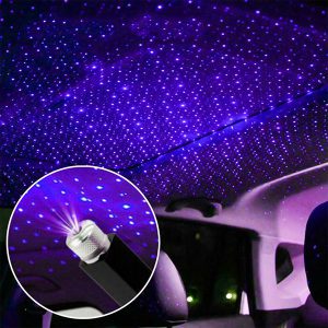 ĐÈN LED CHIẾU TRẦN XE HƠI HÌNH BẦU TRỜI ĐẦY SAO CỔNG USB NHỎ GỌN, DỄ LẮP ĐẶT